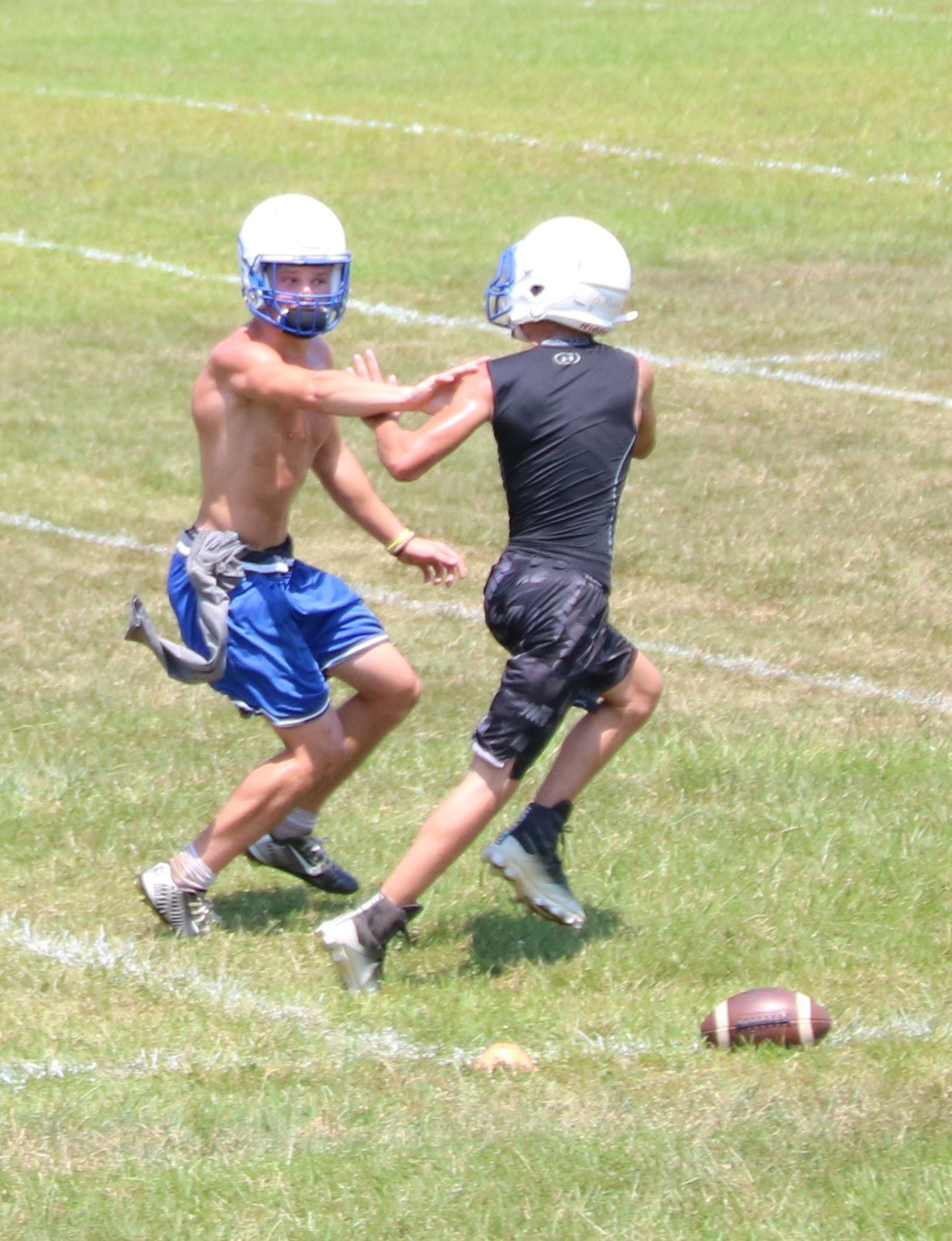 First day of Bassett football practice